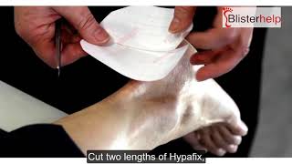 Hypafix Heel Taping to prevent Blisters [upl. by Eilah]