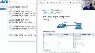 New CCNAv7 Lab  Basic Switch Configuration  Lab 117 [upl. by Doelling517]