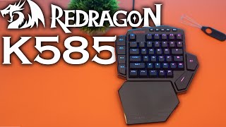 Unboxing and Review  Redragon K585 DITI OneHanded Mechanical Keyboard [upl. by Tierney]