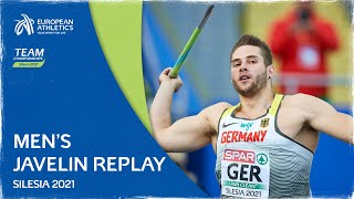 Mens Javelin Final  Team Championships Silesia 2021 [upl. by Lednahs511]