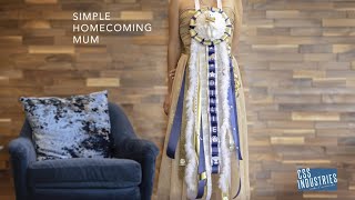 DIY Simple Homecoming Mum [upl. by Milman379]