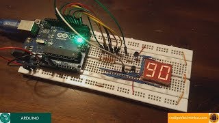 Arduino display 7 segmentos 2 dígitos [upl. by Lennard868]