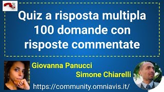 Quiz a risposta multipla  100 domande con risposte commentate  30 minuti free 762021 [upl. by Calica]