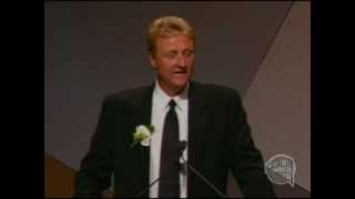 Larry J Birds Basketball Hall of Fame Enshrinement Speech [upl. by Akimihs]