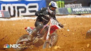 Top10 Supercross moments from the 2021 season so far  Motorsports on NBC [upl. by Olenolin]