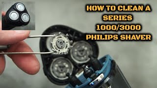 How to clean a Series 10003000 Philips Shaver [upl. by Kreindler729]