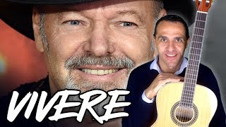 Vivere  Vasco Rossi  Chitarra  Accordi  Tutorial [upl. by Schnurr922]