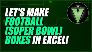 🏈 How to Make Football Squares Super Bowl Boxes in Excel  Generate Numbers 09 No Duplicates [upl. by Sydalg]