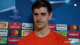 Thibaut Courtois gives honest interview after mistakes in Chelseas defeat to Barcelona [upl. by Ahsitak269]