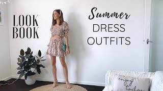 SUMMER DRESSES HAUL amp LOOKBOOK  Fortunate One Store [upl. by Latoyia]