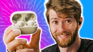 Im ditching my AirPods Pros  Sony WF1000XM4 Wireless Earbuds [upl. by Lundell399]