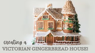 EPIC Gingerbread House 2020  Creating a Victorian Gingerbread Mansion [upl. by Erotavlas]