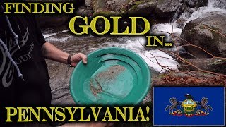 Prospecting for GOLD in Pennsylvania with Friends [upl. by Fairley]