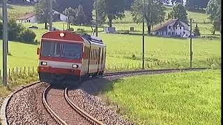 Swiss Railway Journeys  The Chemins De Fer Du Jura [upl. by Malinda]