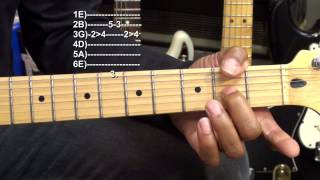 RIDERS ON THE STORM The Doors Guitar Solo Lesson EricBlackmonGuitar [upl. by Nywde]