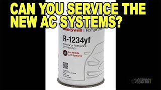 Can You DIY Service R1234yf AC Systems [upl. by Esirec]