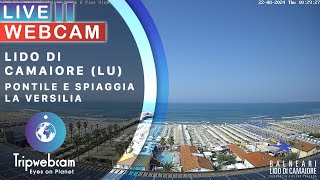 Lido di Camaiore Live cam  Riviera della Versilia [upl. by Radmen513]