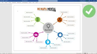 Mapa mental en Word [upl. by Trebla]