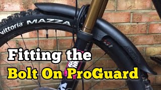 How To Fit a RRP ProGuard Bolt on Front Mudguard [upl. by Thorfinn]