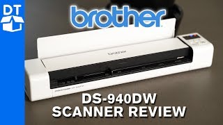 Brother DS940DW Portable Scanner Review  How To Use [upl. by Klaus]