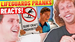 Bondi Lifeguards React to Lifeguard Pranks on Bondi Rescue Jeff and Joel REACT [upl. by Rossen]