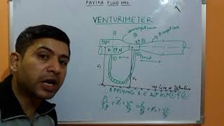 Venturimeter derivation [upl. by Halverson]