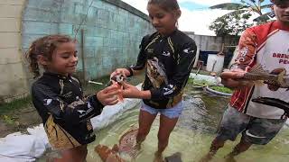 VISITANDO O LAGUINHO DO LINHARES DA PESCA [upl. by Palma614]