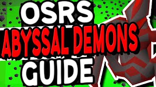 The Ultimate Abyssal Demons Slayer Guide Old School Runescape [upl. by Rida455]