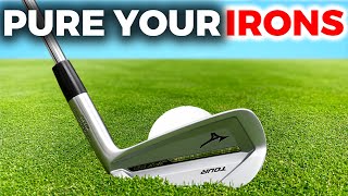 How to Hit your IRONS WITH 2 simple golf drills [upl. by Ecyrb]