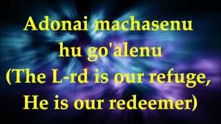 Adonai Machasenu  Lyrics and Translation [upl. by Lydie]