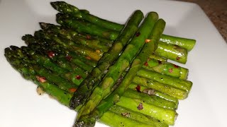 HOW TO COOK ASPARAGUS ON THE STOVE  EASY ASPARAGUS RECIPE [upl. by Amadus]