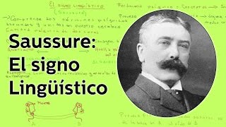 Saussure El signo lingüístico  Lingüística  Educatina [upl. by Arret280]