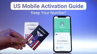 US Mobile Activation Guide  Keep Your Number [upl. by Kataway]