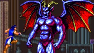 Castlevania Dracula X SNES All Bosses No Damage [upl. by Morven466]