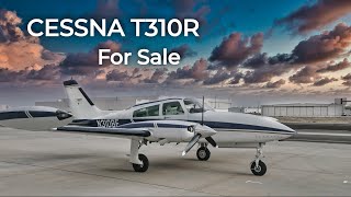 34 1978 Cessna T310R  FOR SALE  Quick Test Flight and Overview [upl. by Maxma]