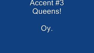 NYCs Five Accents [upl. by Gnot]