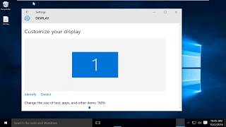 How To Change Display DPI Scaling In Windows 10 [upl. by Trebloc]