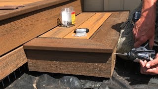 Installing Trex Transcend Composite Decking on the Steps – Part 3 [upl. by Reppiks907]