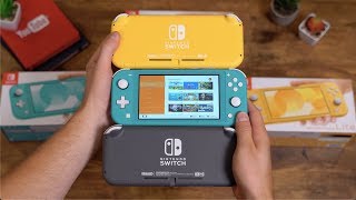 Nintendo Switch Lite Unboxing All Colors [upl. by Eycats392]