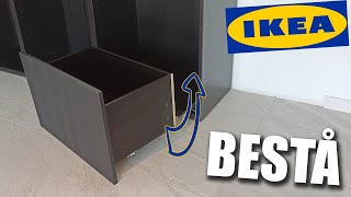 IKEA BESTA  drawer assembly  montage et installation tiroir [upl. by Nibot98]