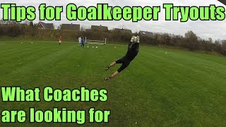 Goalkeeper Training Tips for Goalkeeper Tryouts [upl. by Newman]