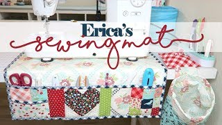 Ericas Sewing Machine Mat  TUTORIAL [upl. by Yrrab880]