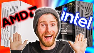 AMD vs Intel midrange gaming PC challenge [upl. by Llenrev]