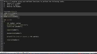 User Defined Functions in C  Example Program [upl. by Khalsa]