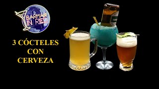 3 cócteles con cerveza [upl. by Leakcim768]