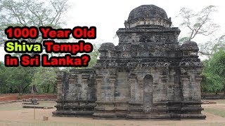 1000 Year Old Hindu Temple in Sri Lanka  Built by Indian King [upl. by Dnyletak35]