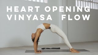 HEART OPENING BACK BEND VINYASA FLOW with absmo  2020 [upl. by Tound881]