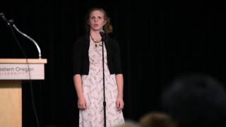 Megan Cox  2017 Oregon State After Dinner Speech Finals  Self Love [upl. by Mungovan]