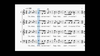 Mélimélo SATB Joseph Bovet [upl. by Idmann]