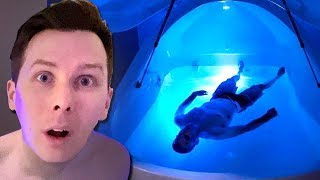 I Tried Floating In a Sensory Deprivation Tank For 3 Hours [upl. by Bertold]